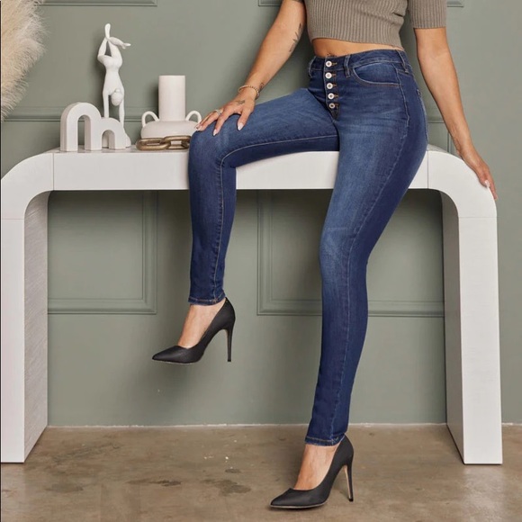 KanCan Candice High Rise Super Skinny Jeans - Picture 4 of 10